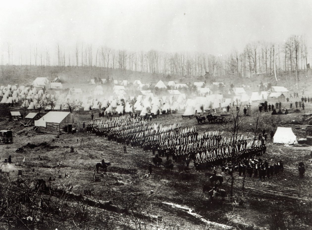 Federal Ordu karargahı, 1862 by Mathew B. Brady