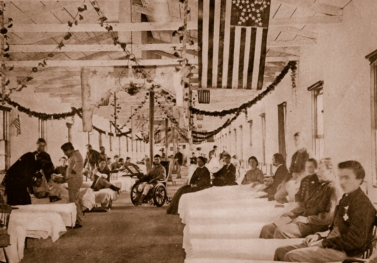 Washington, DC yakınlarındaki Ordu Hastanesi, 1861-65 by Mathew B. Brady