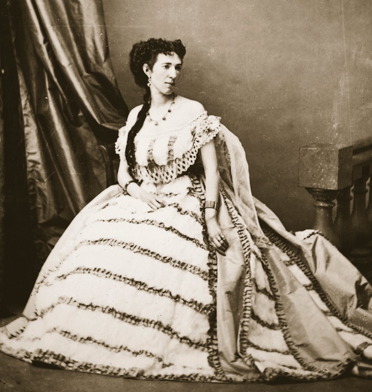 Belle Boyd (fotogravür) by Mathew B. Brady