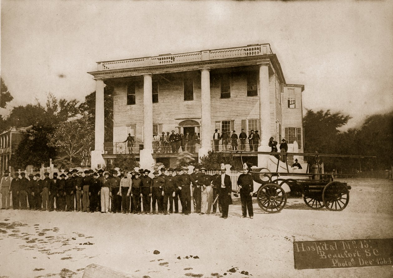 Hastane no.15, Beaufort, Güney Karolina, 1864 by Mathew B. Brady