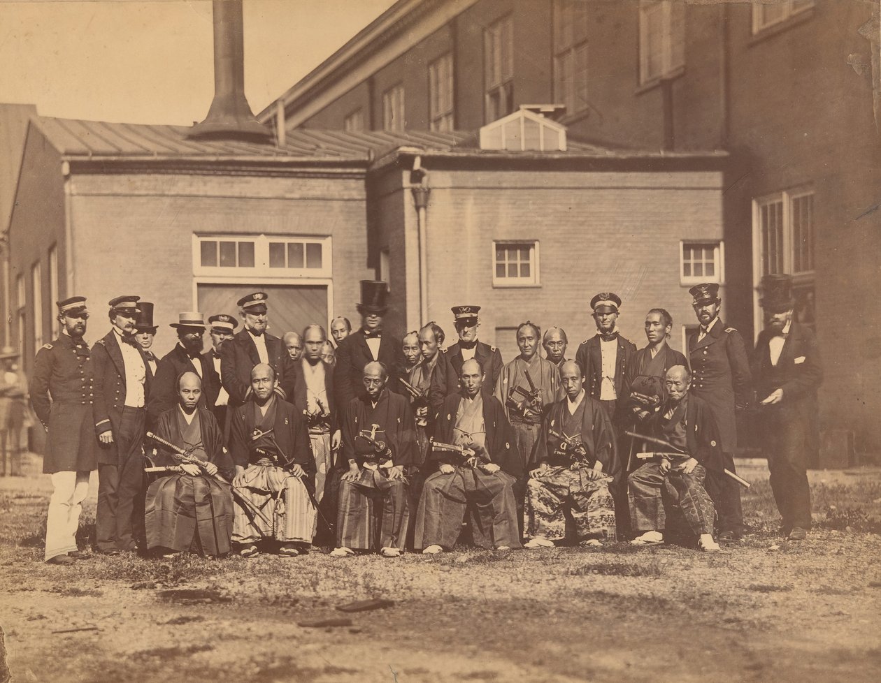 [Japon Büyükelçiliği, Navy Yard, Washington, DC], 1860. by Mathew Brady