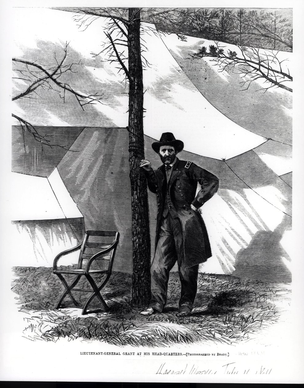 Korgeneral Ulysses S. Grant, Karargahında, 
