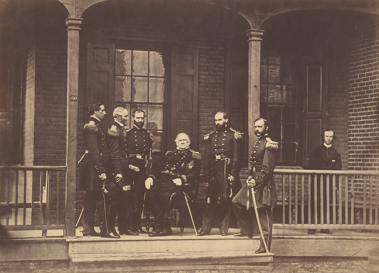 Korgeneral Scott, Genelkurmay Başkanı ABD Ordusu ve Genelkurmay, 6 Eylül 1861. by Mathew Brady
