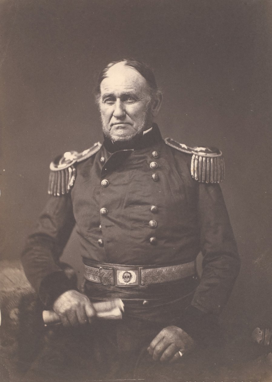 Tümgeneral David E. Twiggs, yak. 1859. by Mathew Brady