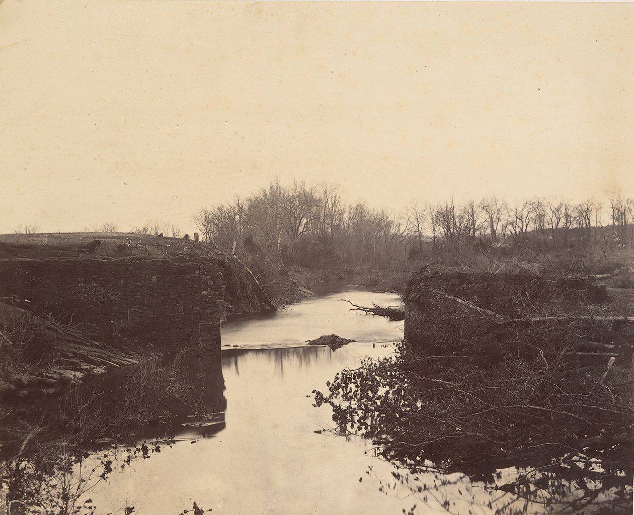 Taş Köprü Harabeleri - Boğa Koşusu, 1862. by Mathew Brady