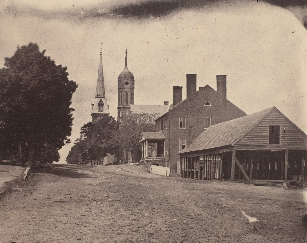 İkinci Kolordu Hastanesi, Washington, DC, ca. 1863. by Mathew Brady