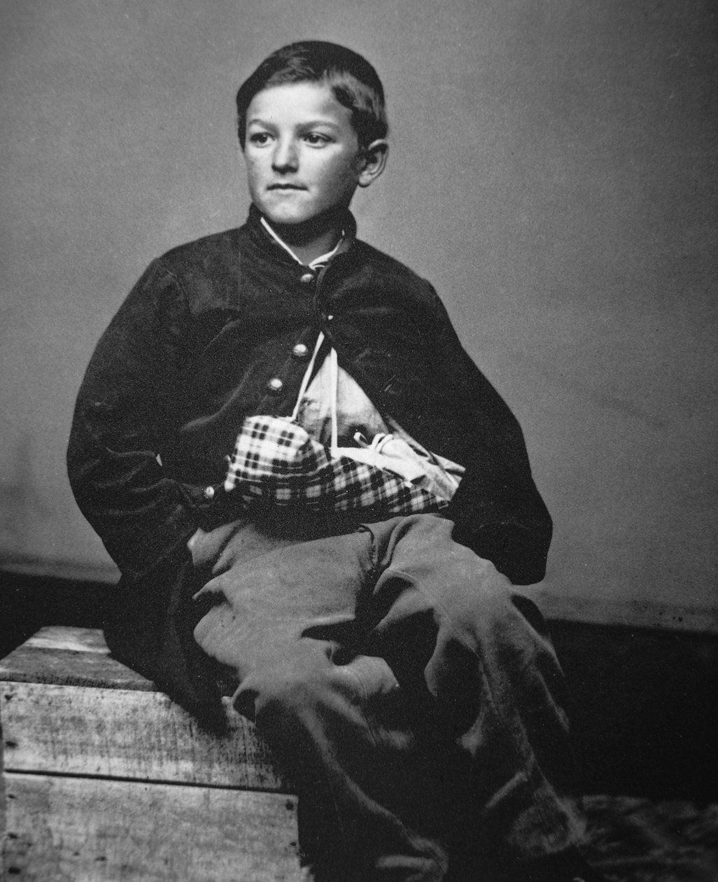 William Black, Union davulcusu çocuk (s/b fotoğraf) by Mathew Brady