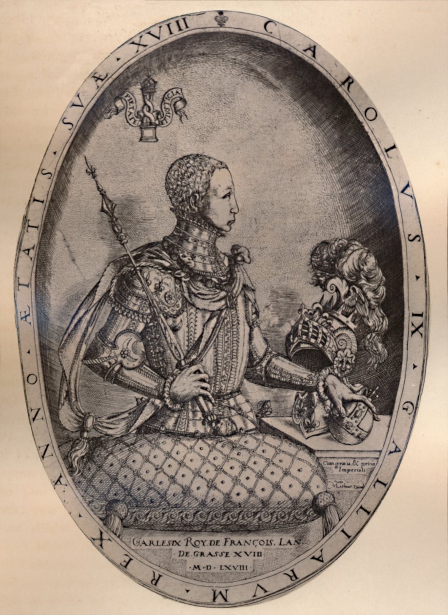 Charles IX, Fransa Kralı, 1568 1894 by Mathias Zundt