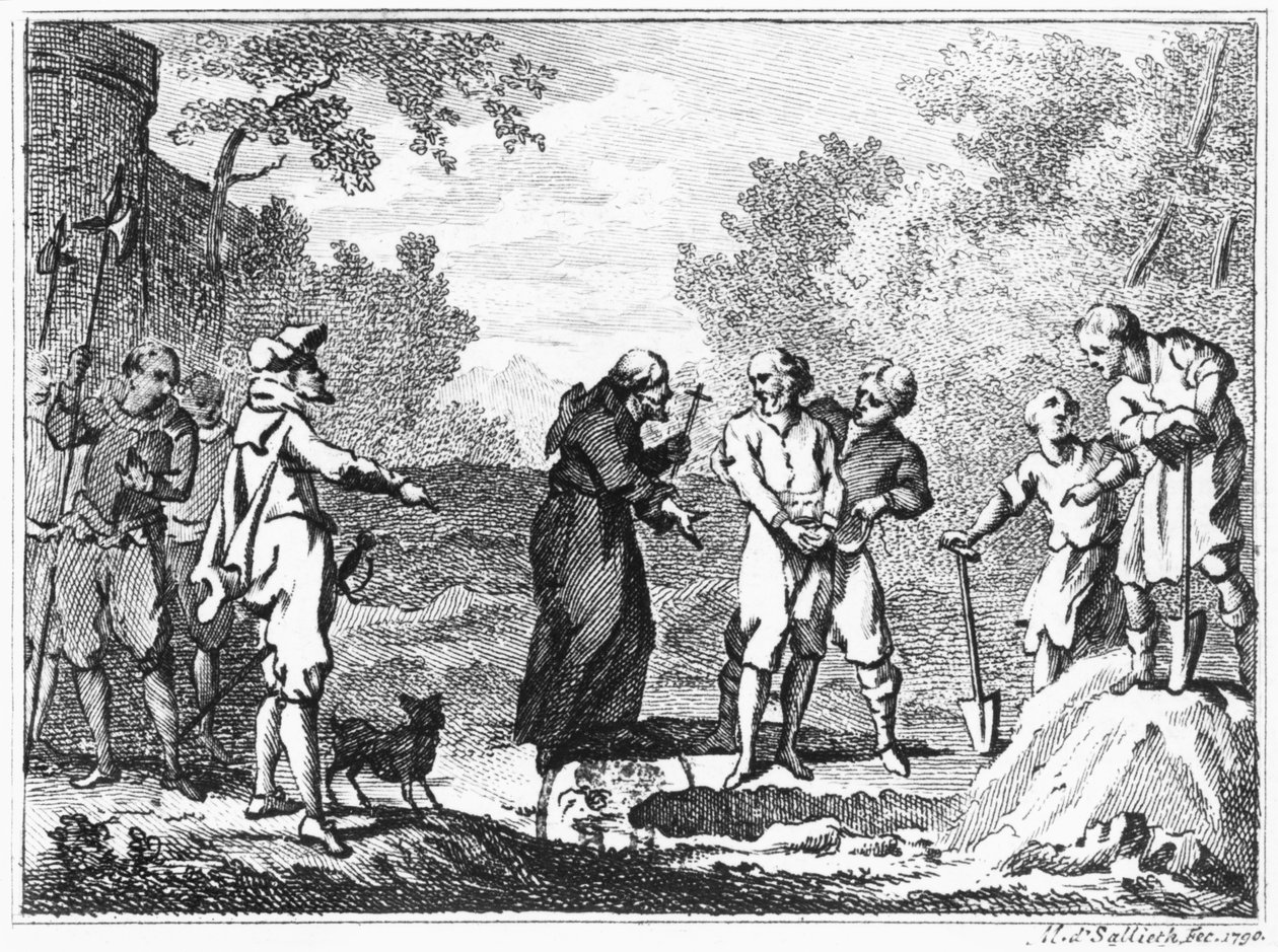 Flaman Protestanların İspanyol Katolikler Tarafından İnfazı, 1790 by Mathias de Sallieth