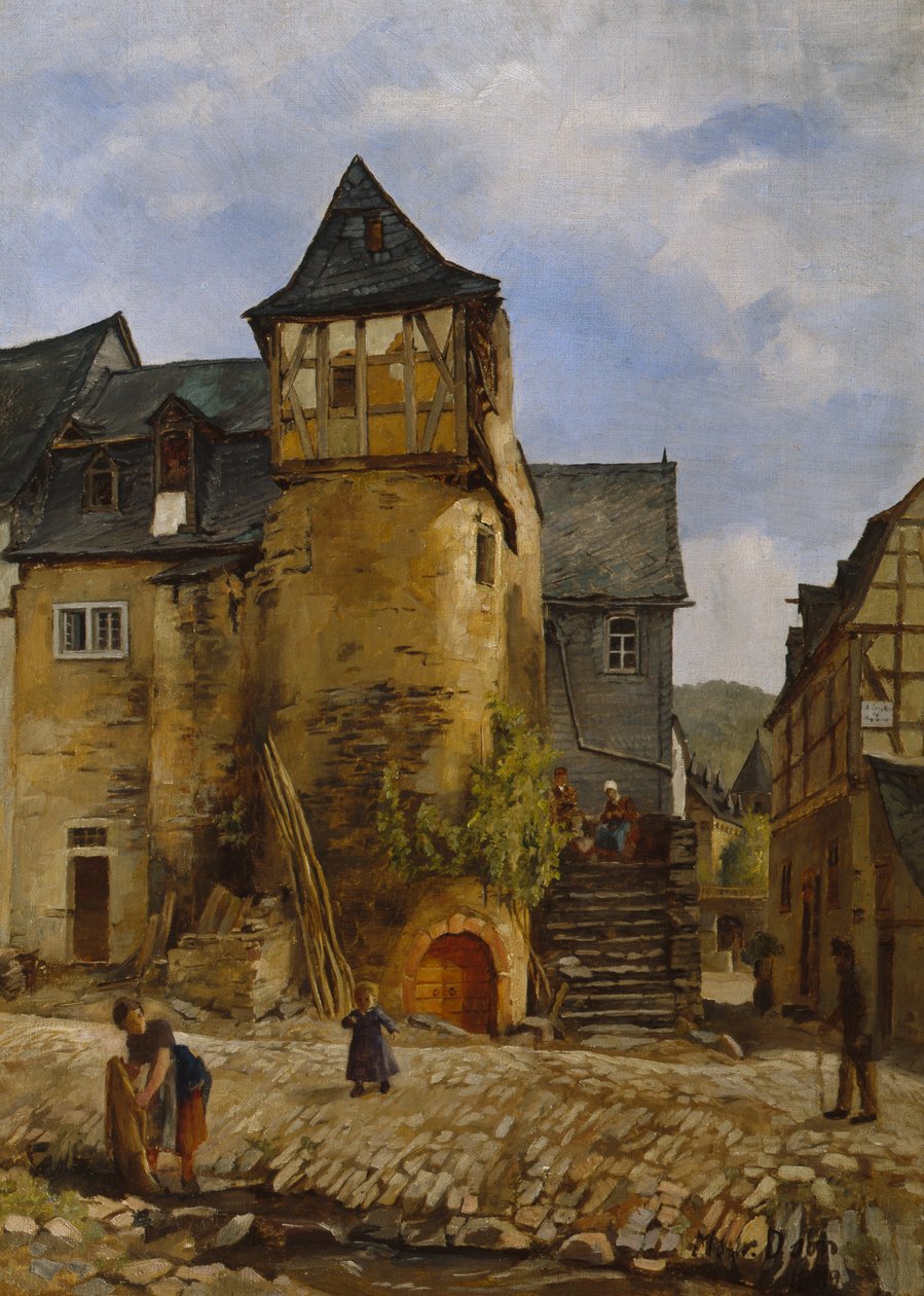 Köy sokak by Mathilde Dietrichson