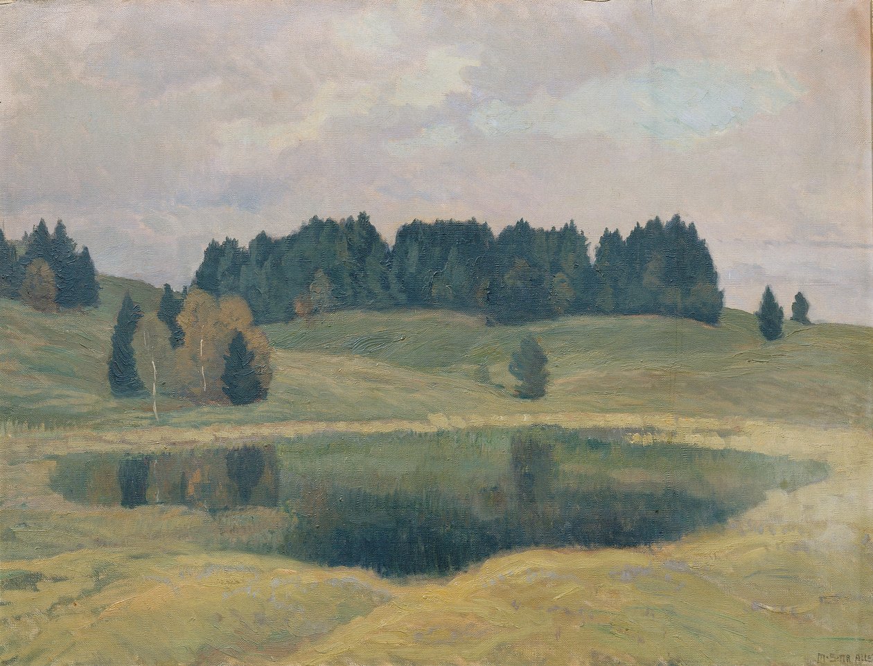 Abend am Mittenwaldsee by Mathilde Sitta Allé