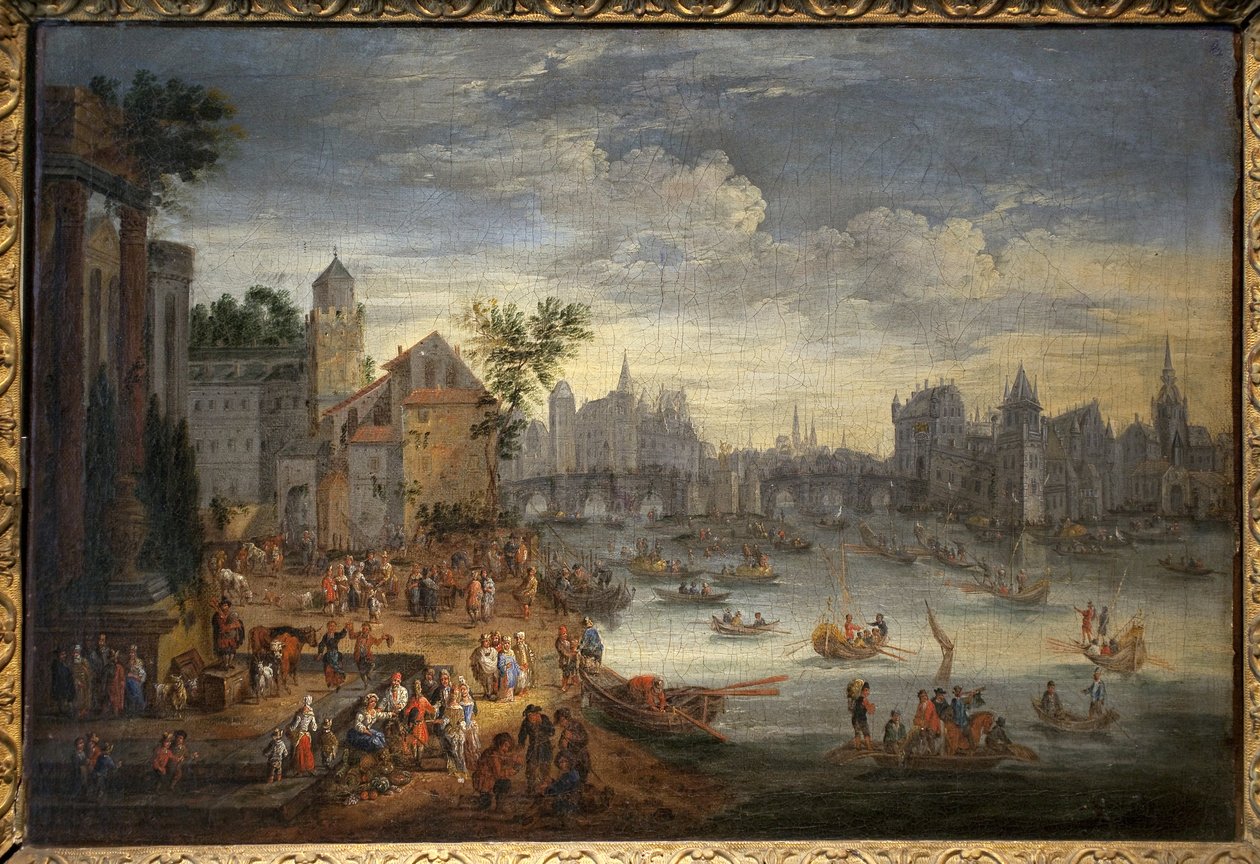 Pont Neuf ile Paris manzarası. Mathieu Schoevaerdts
