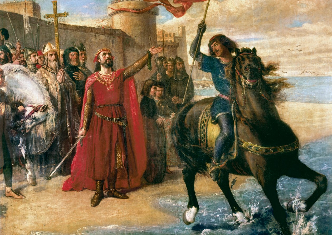 Yeniden Fetih, İspanya 13. yüzyıl- Alfonso X el Sabio by Matias Moreno Gonzalez