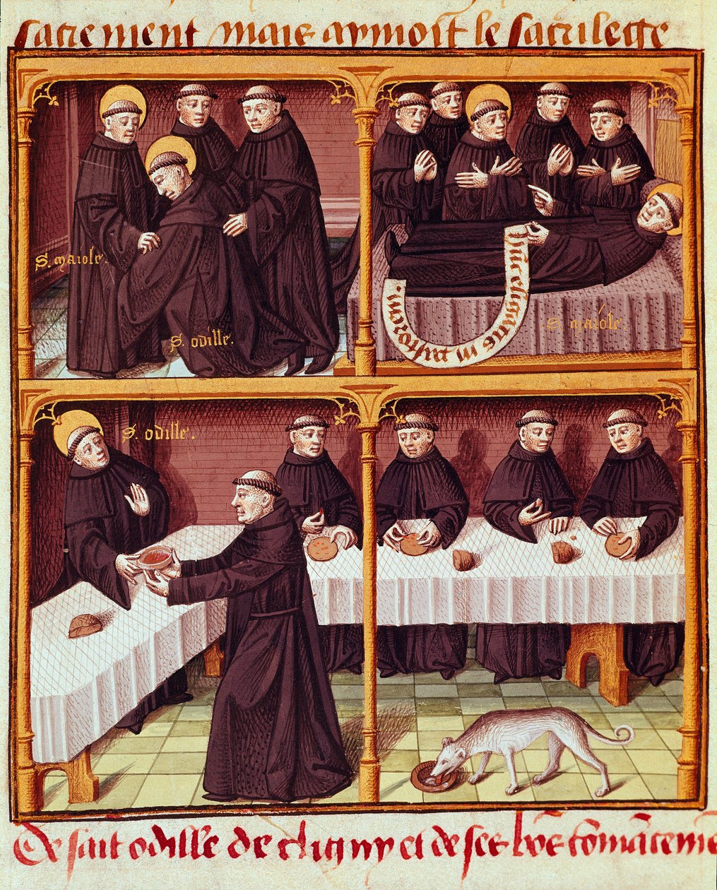 Refectoire de monines Minyatür, Vincent de Beauvais