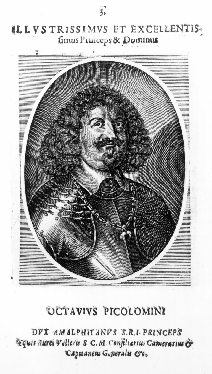 Prens Octavio Piccolomini, Amalfi Dükü, 1649 portresinden sonra by Mattaus the Younger Merian