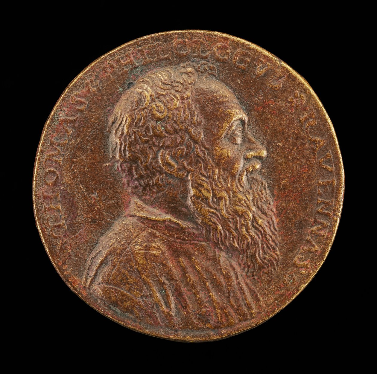 Tommaso Rangone, 1493-1577, Ravenna Hekimi [ön yüz], 1562. by Matteo Pagani
