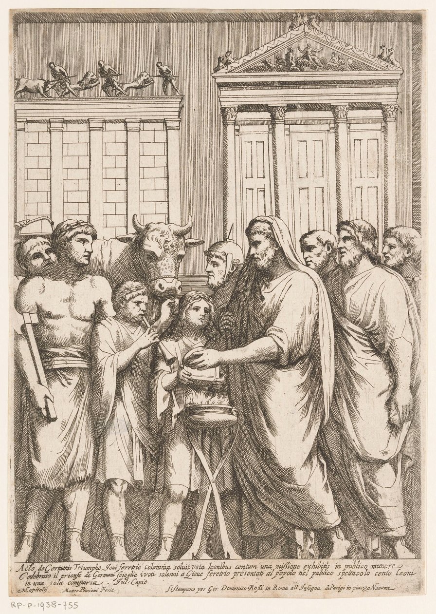 Baş Rahip olarak Marcus Aurelius Konstantin Kemeri