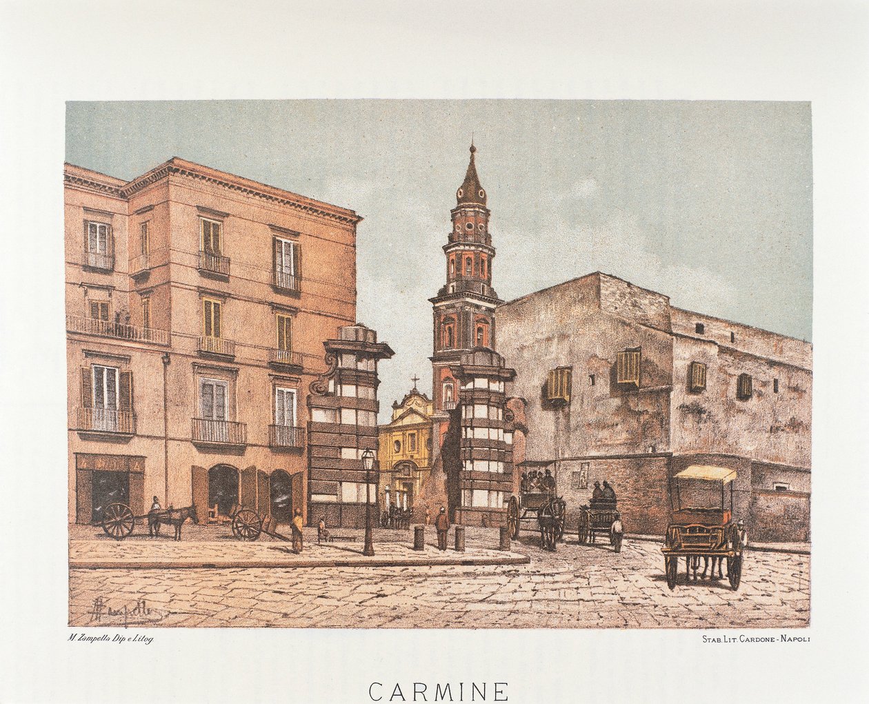 İtalya, Napoli, Santa Maria del Carmine by Matteo Zampella