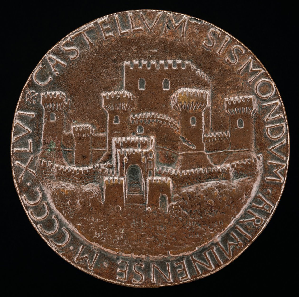 Rimini Kalesi [ters], 1446. by Matteo di Andrea de Pasti
