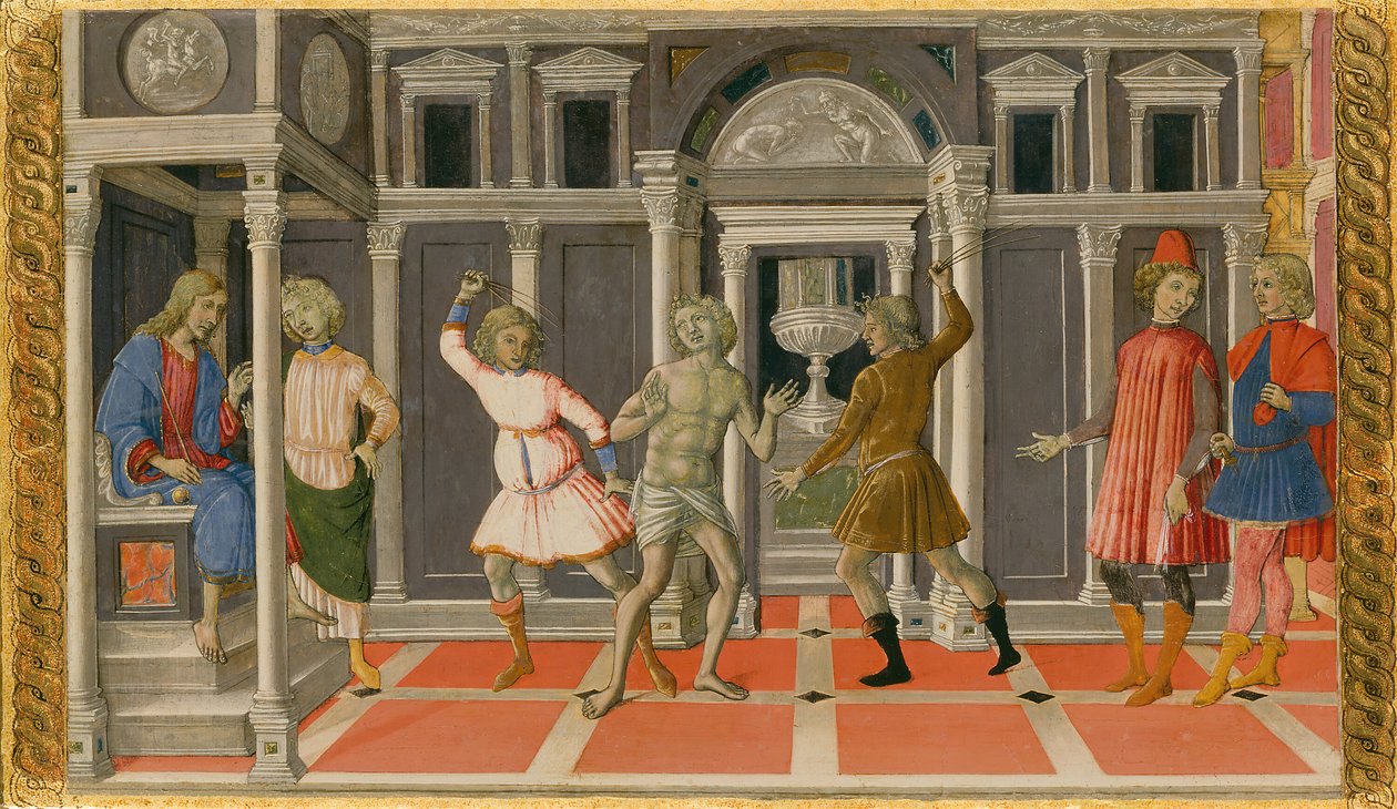 Aziz Jerome Rüyası, 1476. by Matteo di Giovanni