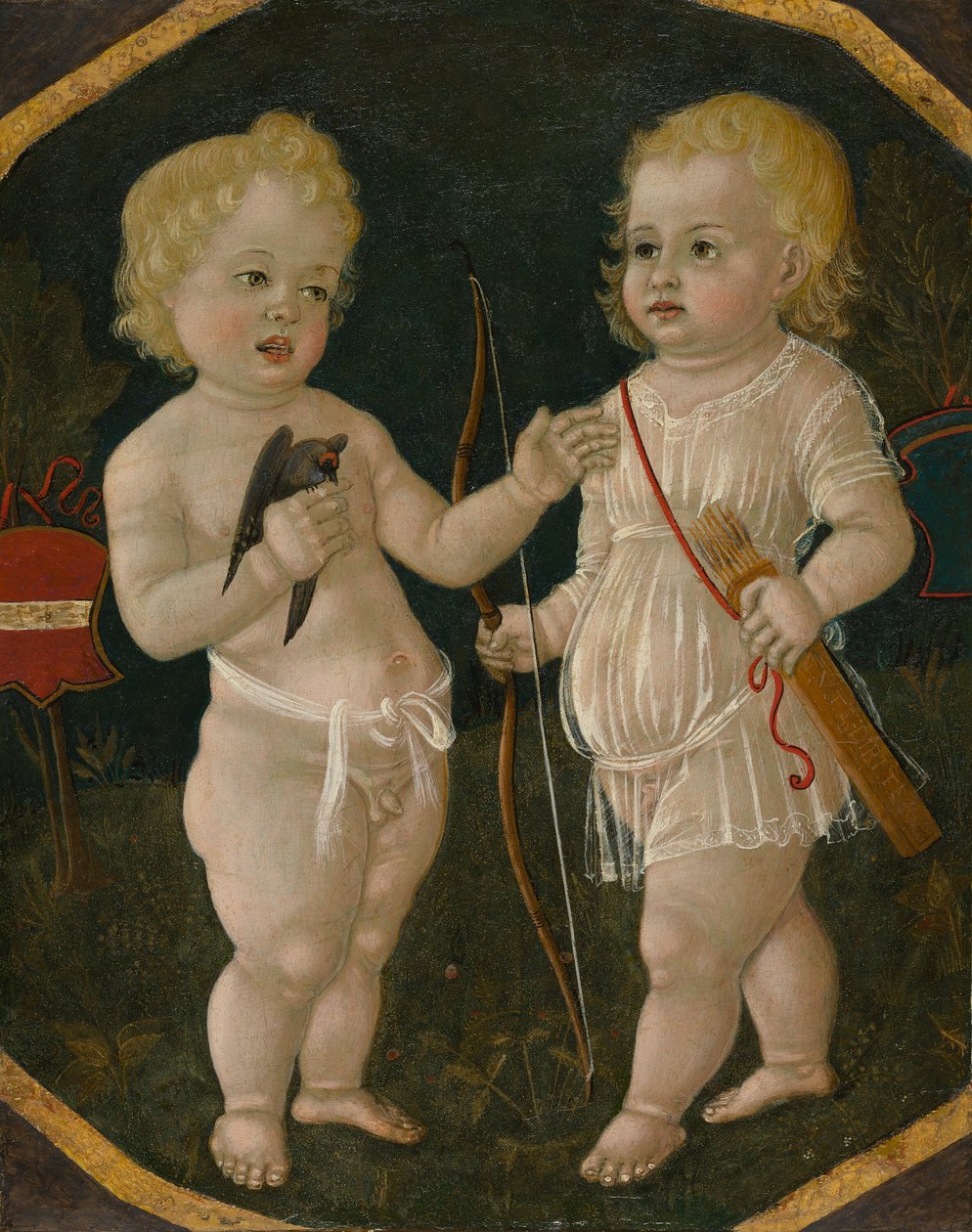 İki Putti by Matteo di Giovanni