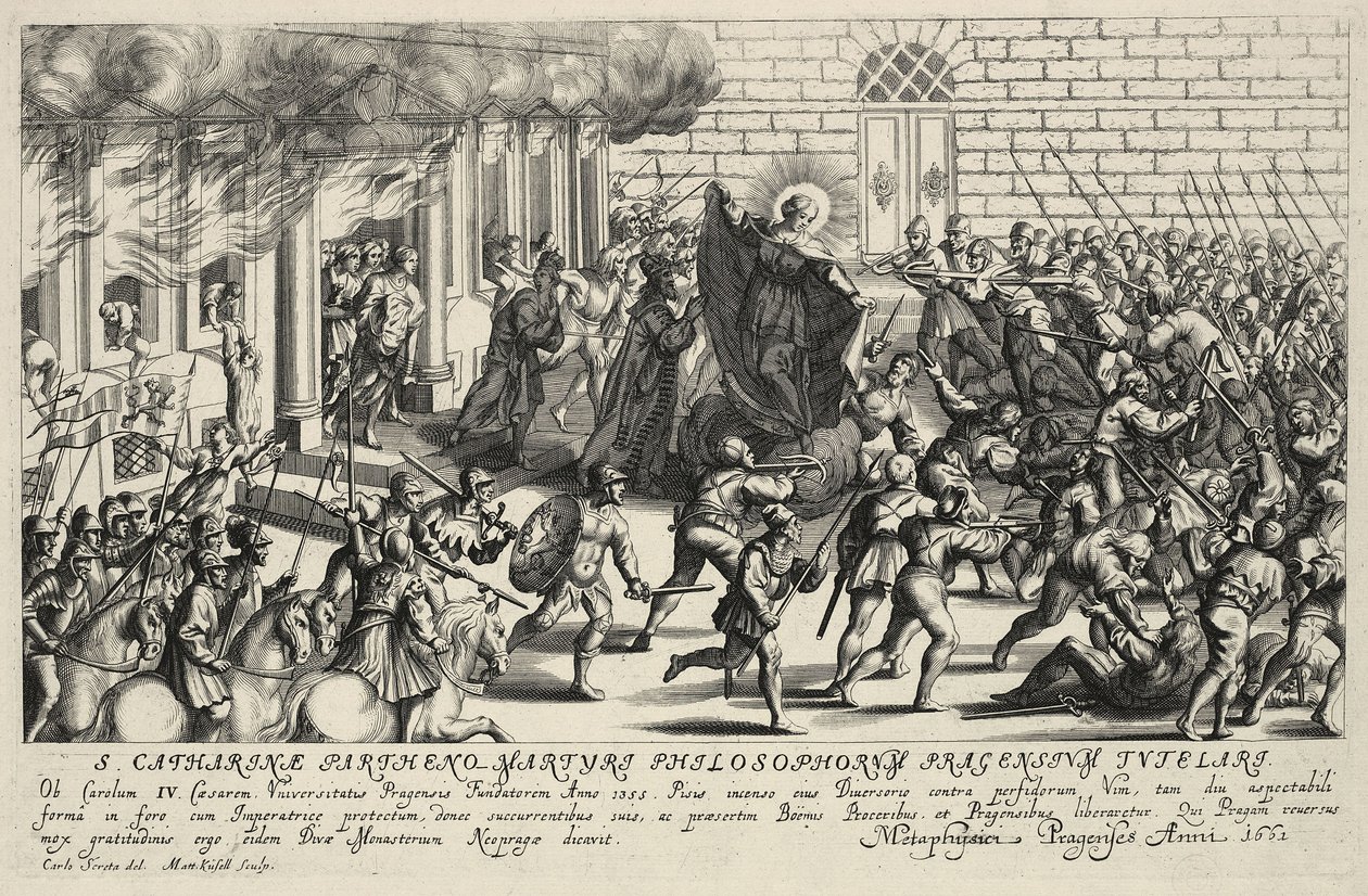 Aziz Catherine, Mayıs 1355