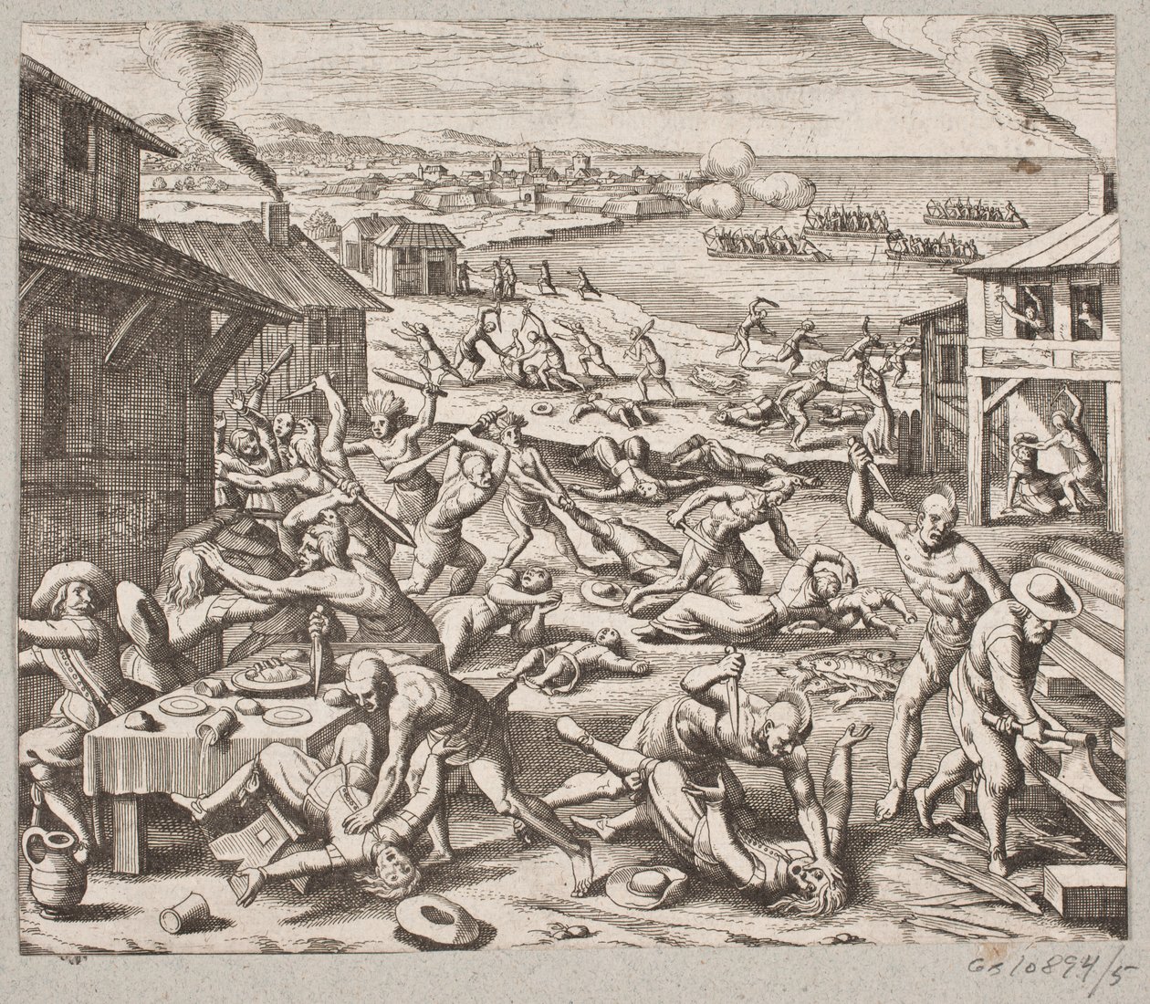 Böylece bu barış da aldatma yüzünden bozuldu. by Matthäus Merian d.Æ.