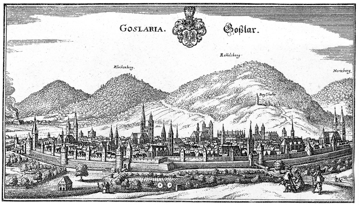 Goslar by Matthaus Merian