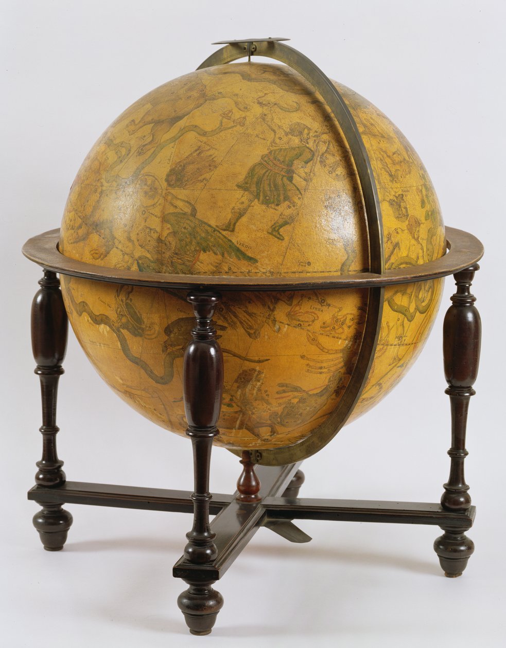 Gök küresi, 1636 (ahşap) by Matthaus Greuter