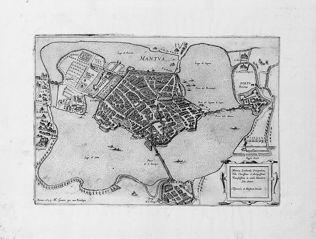 Mantua, 1629 by Matthaus Greuter