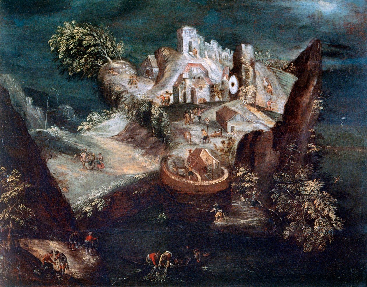 Antropomorfik Manzara, c1613-1650 by Matthaus Merian