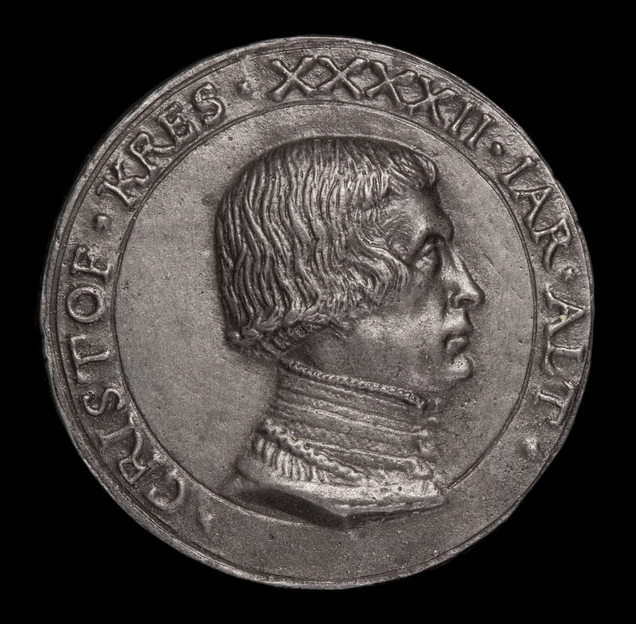 Christoph Kress von Kressenstein, 1484-1535, Patrician ve Diplomat [ön yüz], 1526. by Matthes Gebel