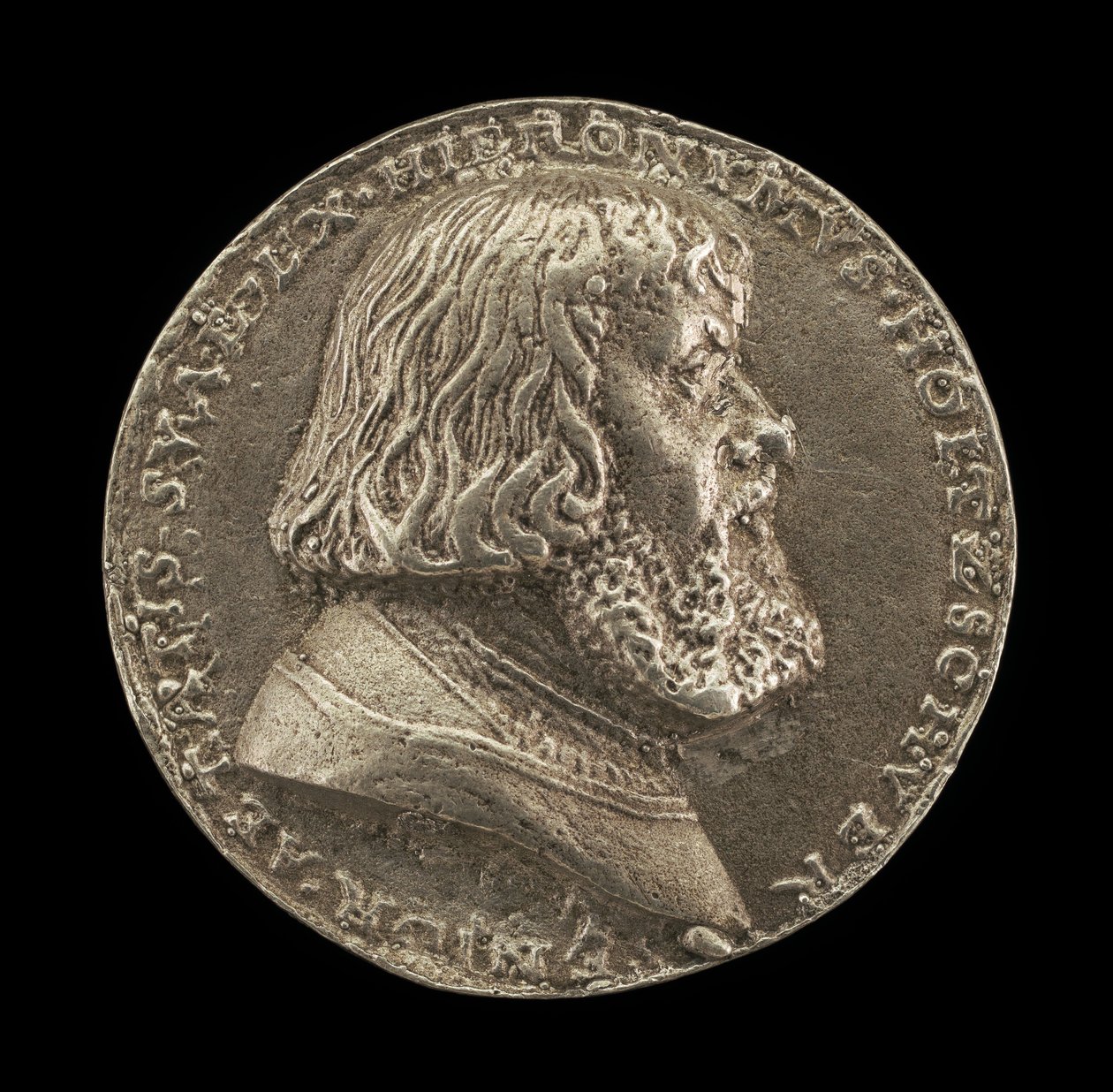 Hieronymus Holzschuher, 1469-1529, Nurembergli Patrician [ön yüz], 1529. by Matthes Gebel