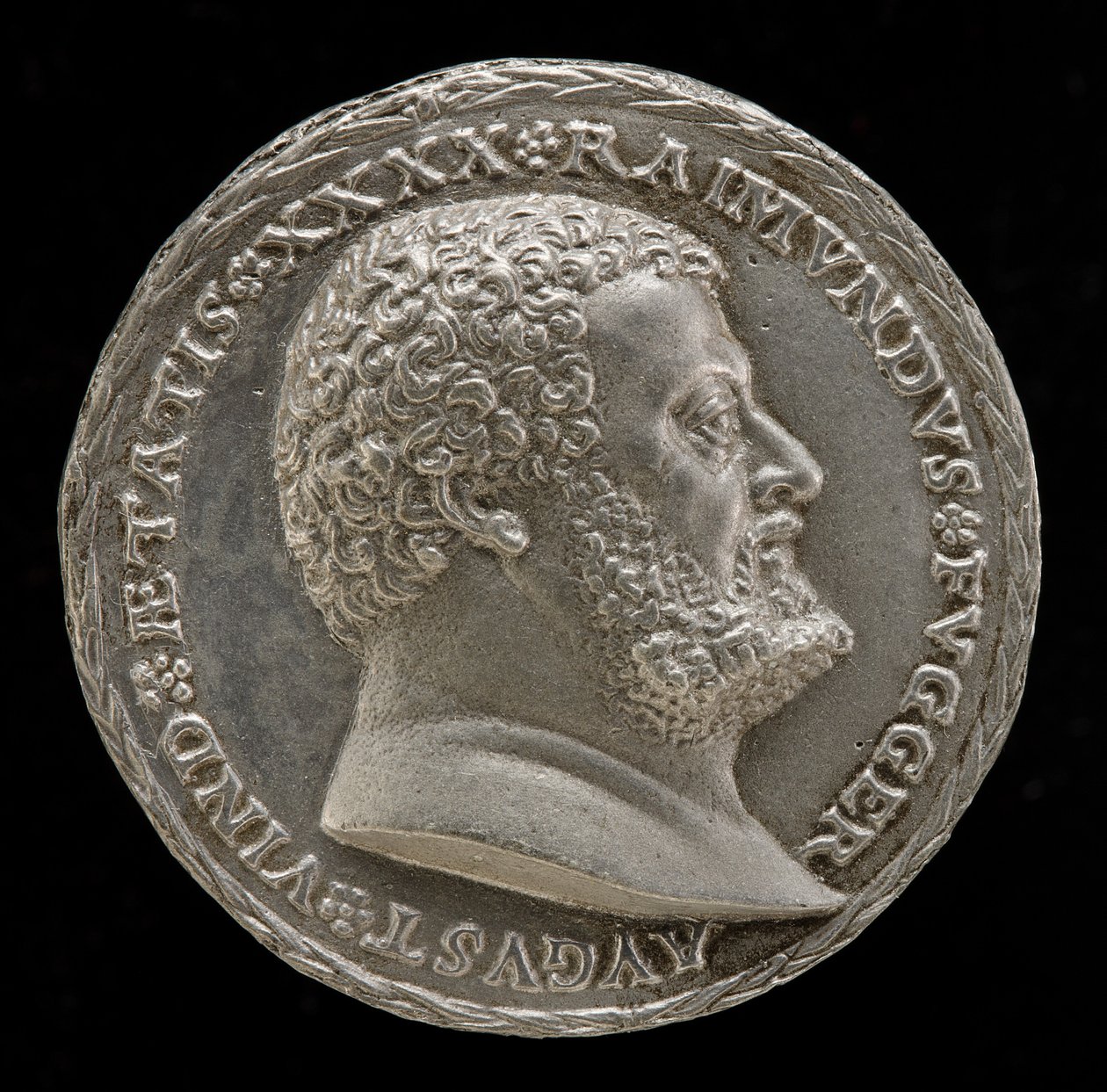 Raymund Fugger, 1489-1535, Sanat Bilgini ve Patronu [ön yüz]. by Matthes Gebel