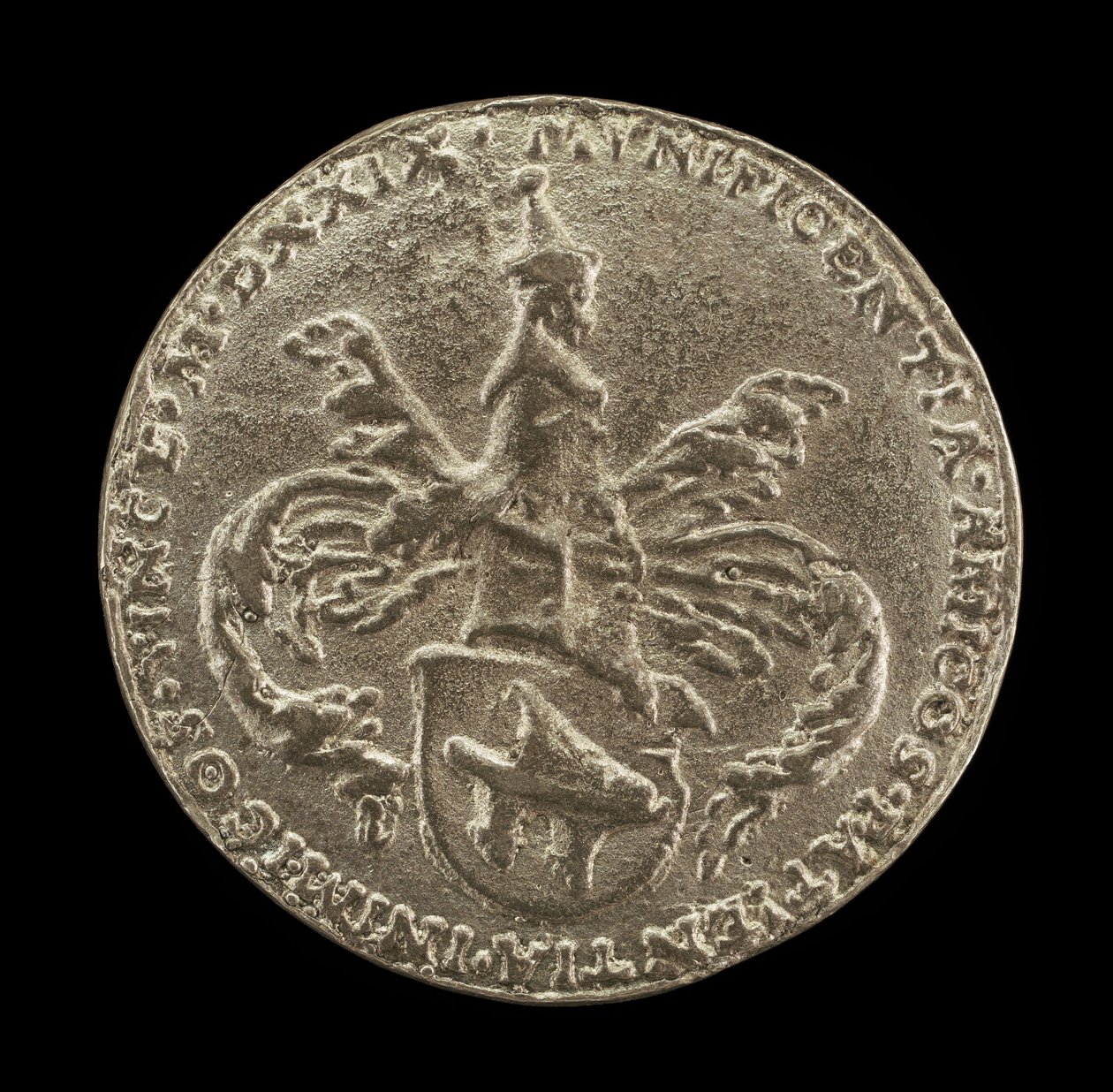 Silah Kalkanı, Kret ve Mantolama [ters], 1529. by Matthes Gebel
