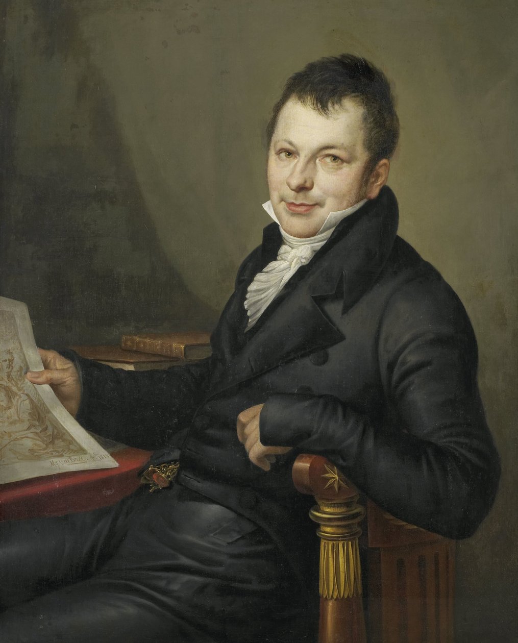 Johannes Hermanus Molkenboer (1773-1834). Sanat koleksiyoncusu by Mattheus Ignatius van Bree