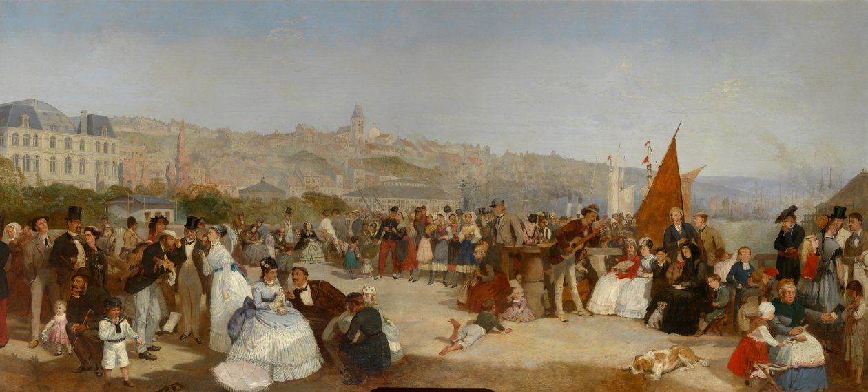 Boulogne İskelesi, 1870 by Matthew Somerville Morgan