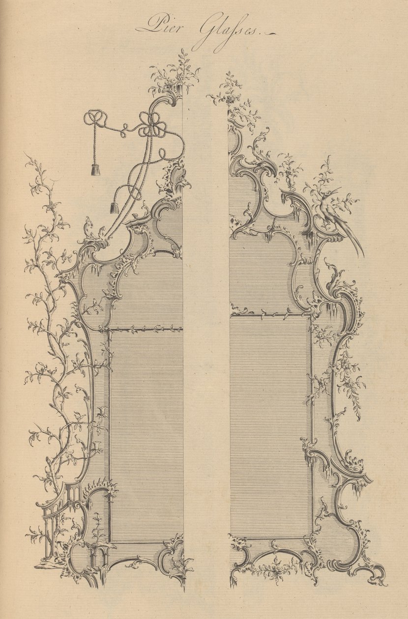 Kullanışlı ve Süs Mobilyalarında Genel Bir Sistem..., 1759-1763. by Matthew Darly