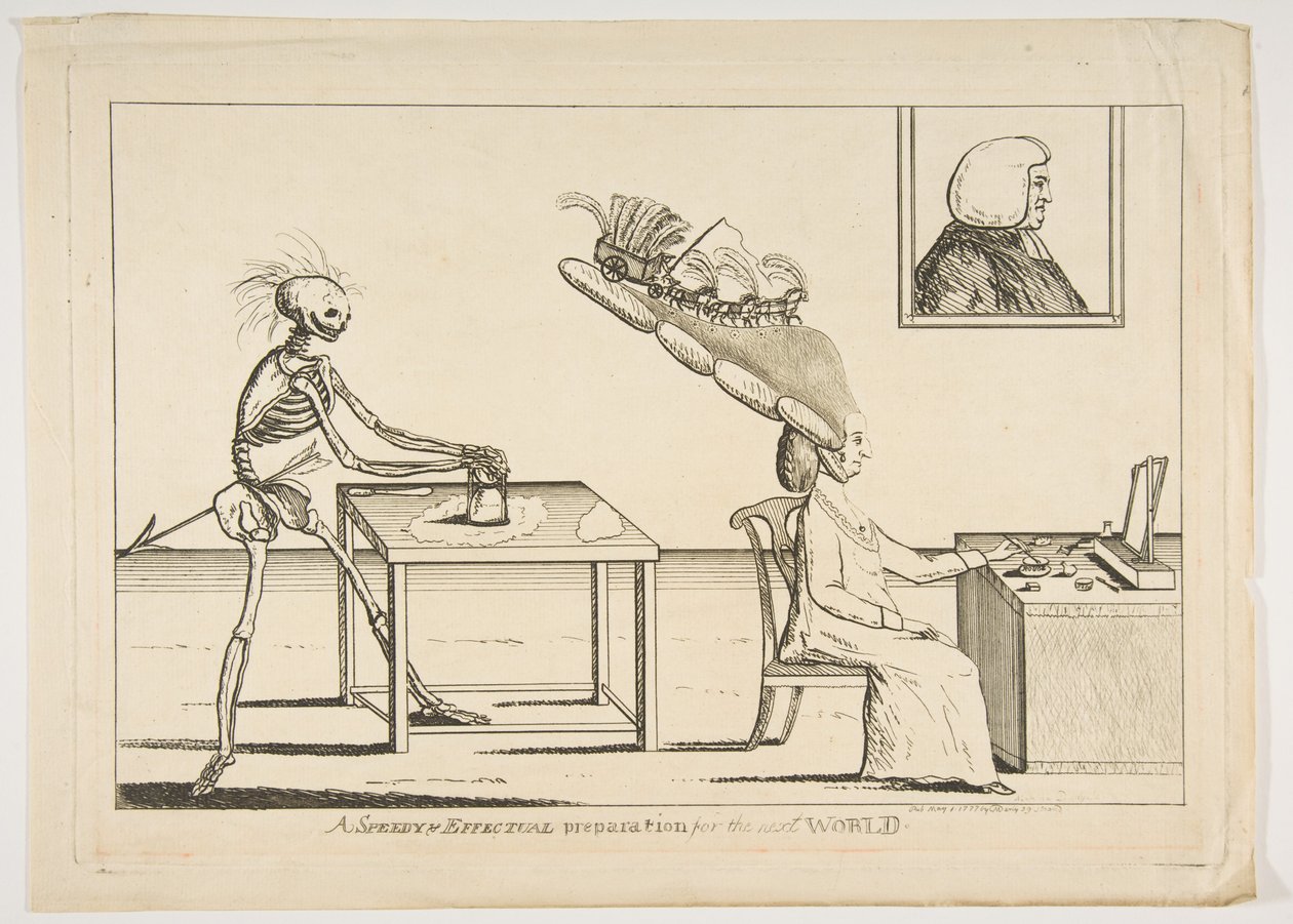 Sonraki Dünya için Hızlı ve Etkili Bir Hazırlık, 1 Mayıs 1777. by Matthew Darly