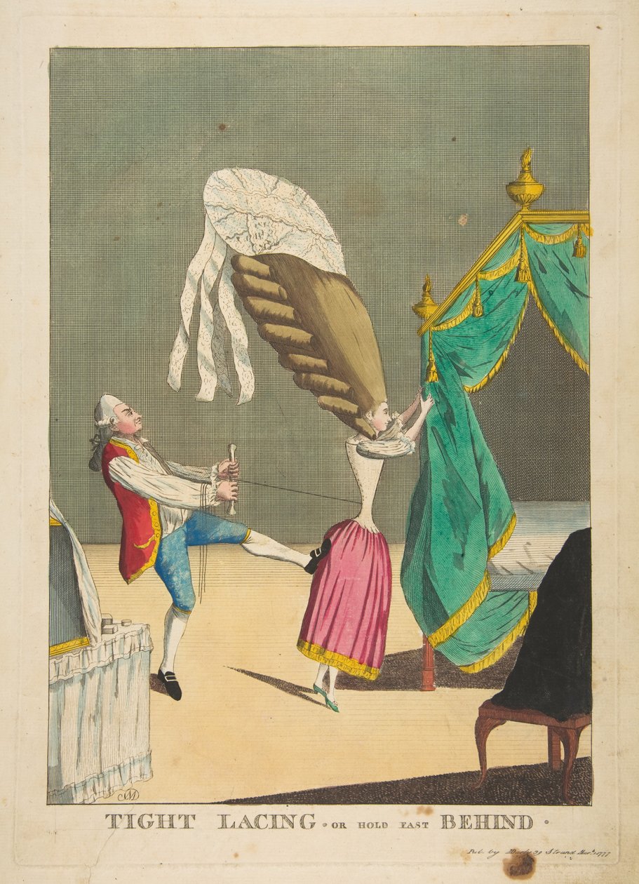 Sıkı Bağlama veya Hızlı Tutma, 1 Mart 1777. by Matthew Darly