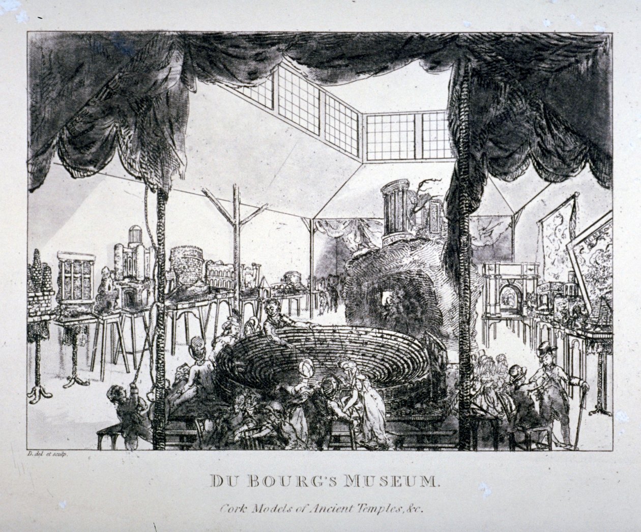 Dubourg Müzesi, Grosvenor Caddesi, Westminster, Londra, 1818 by Matthew Dubourg