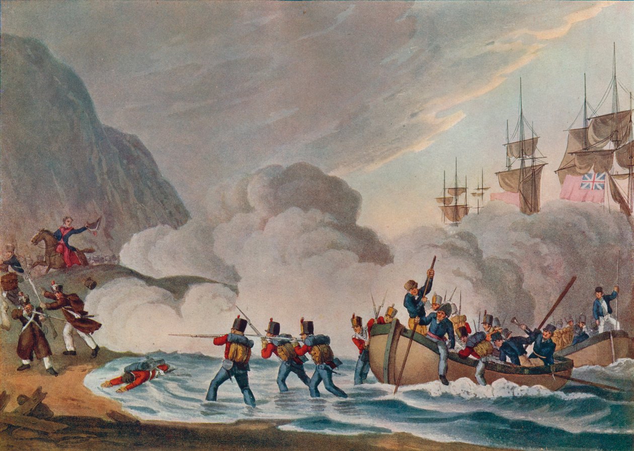 Düşmanın Yüzüne Çıkarma Birlikleri, c1820 1909 by Matthew Dubourg