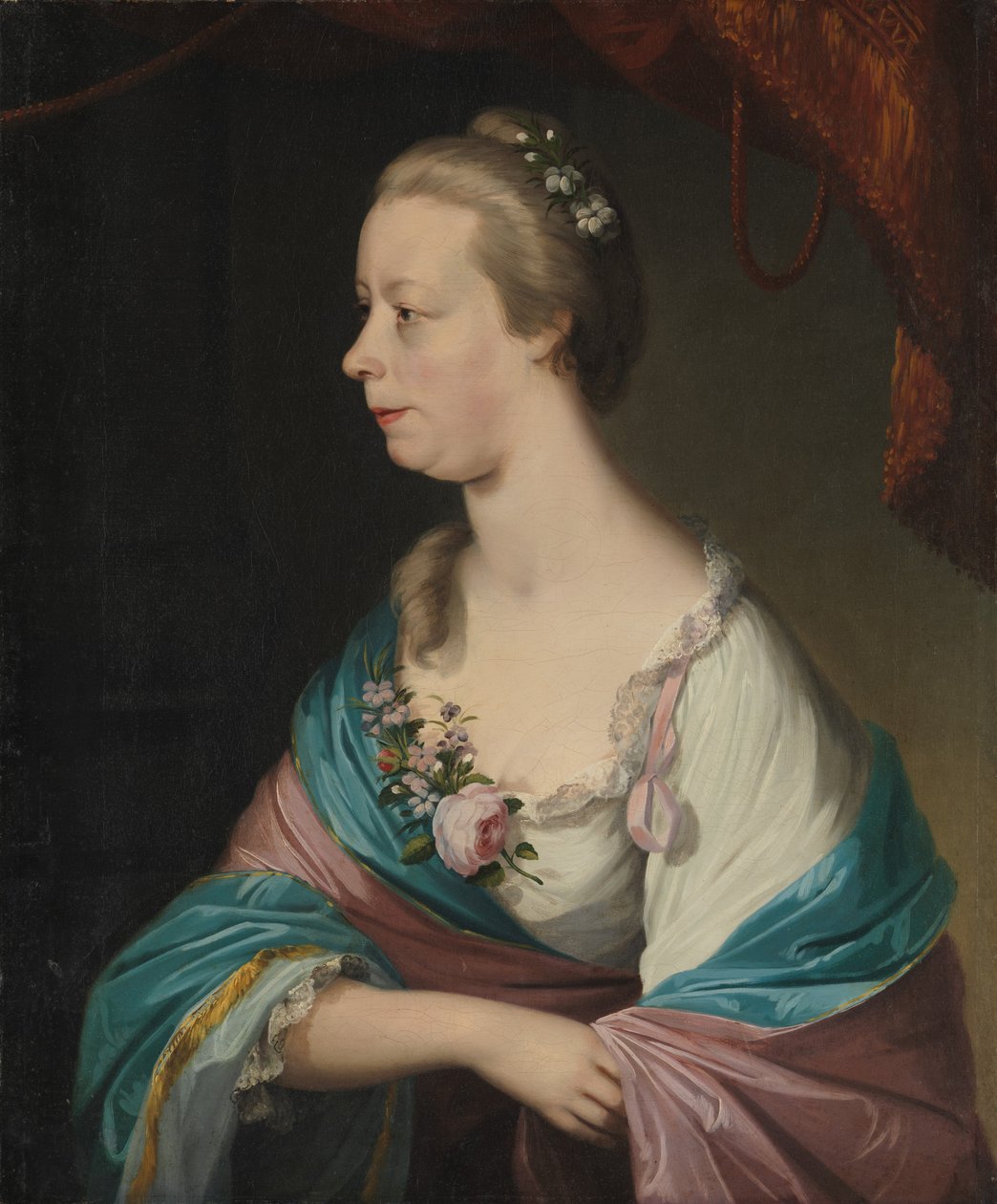 Christiana Stille Keen, yak. 1769 by Matthew Pratt