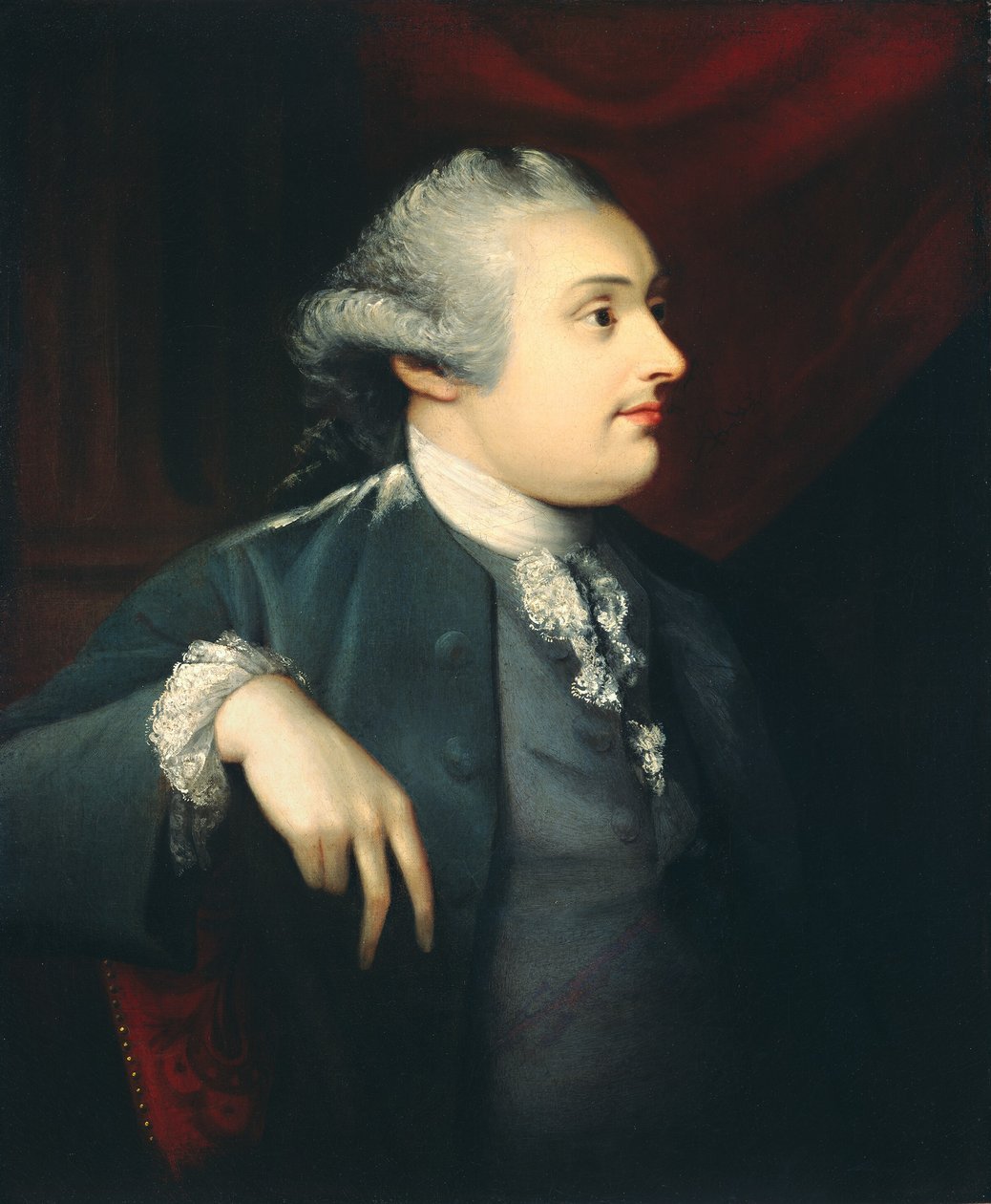 William Henry Cavendish Bentinck, 3. Portland Dükü, c. 1774. by Matthew Pratt