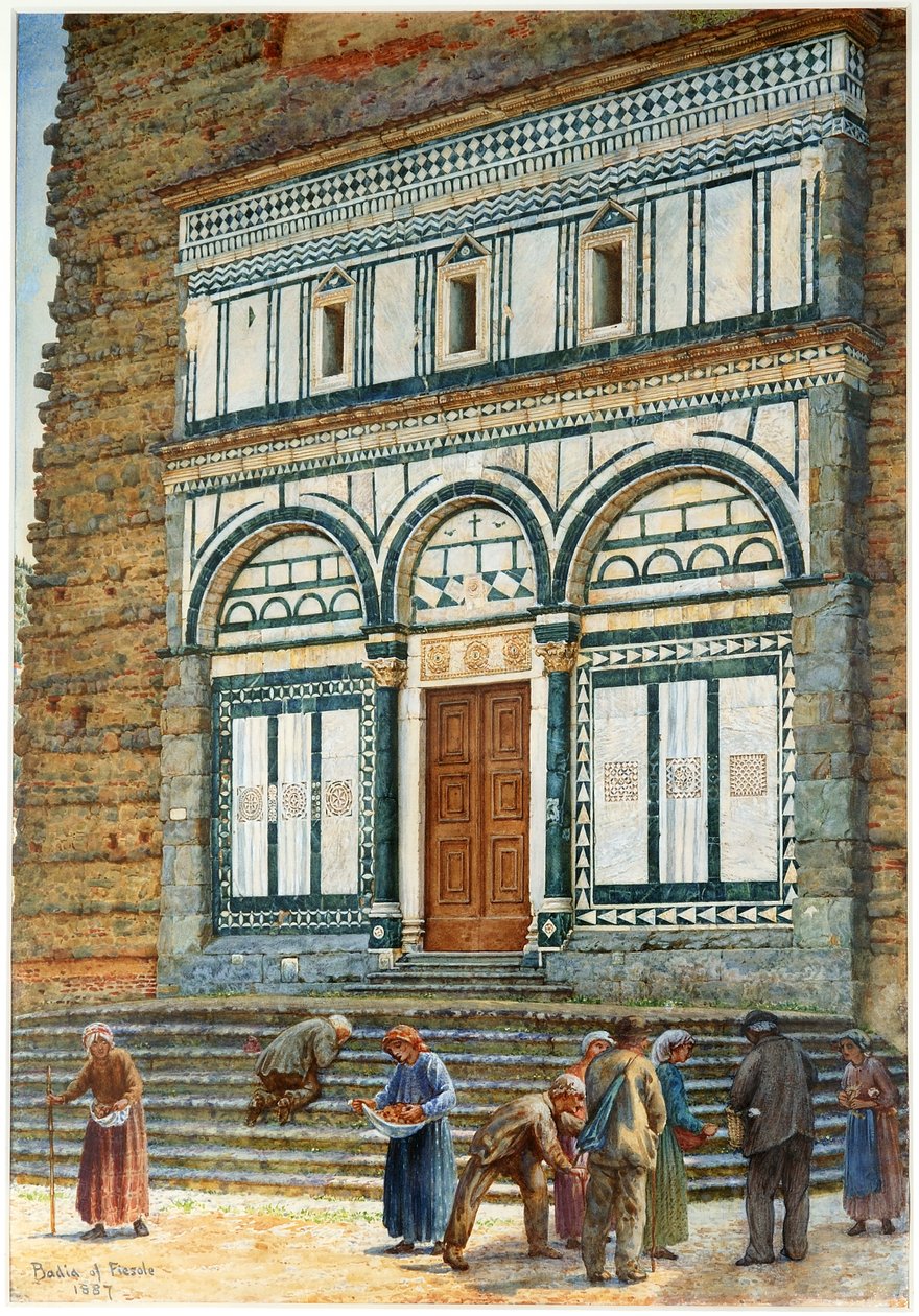 Fiesole Badia, Floransa, İtalya by Matthew Thomas Rooke