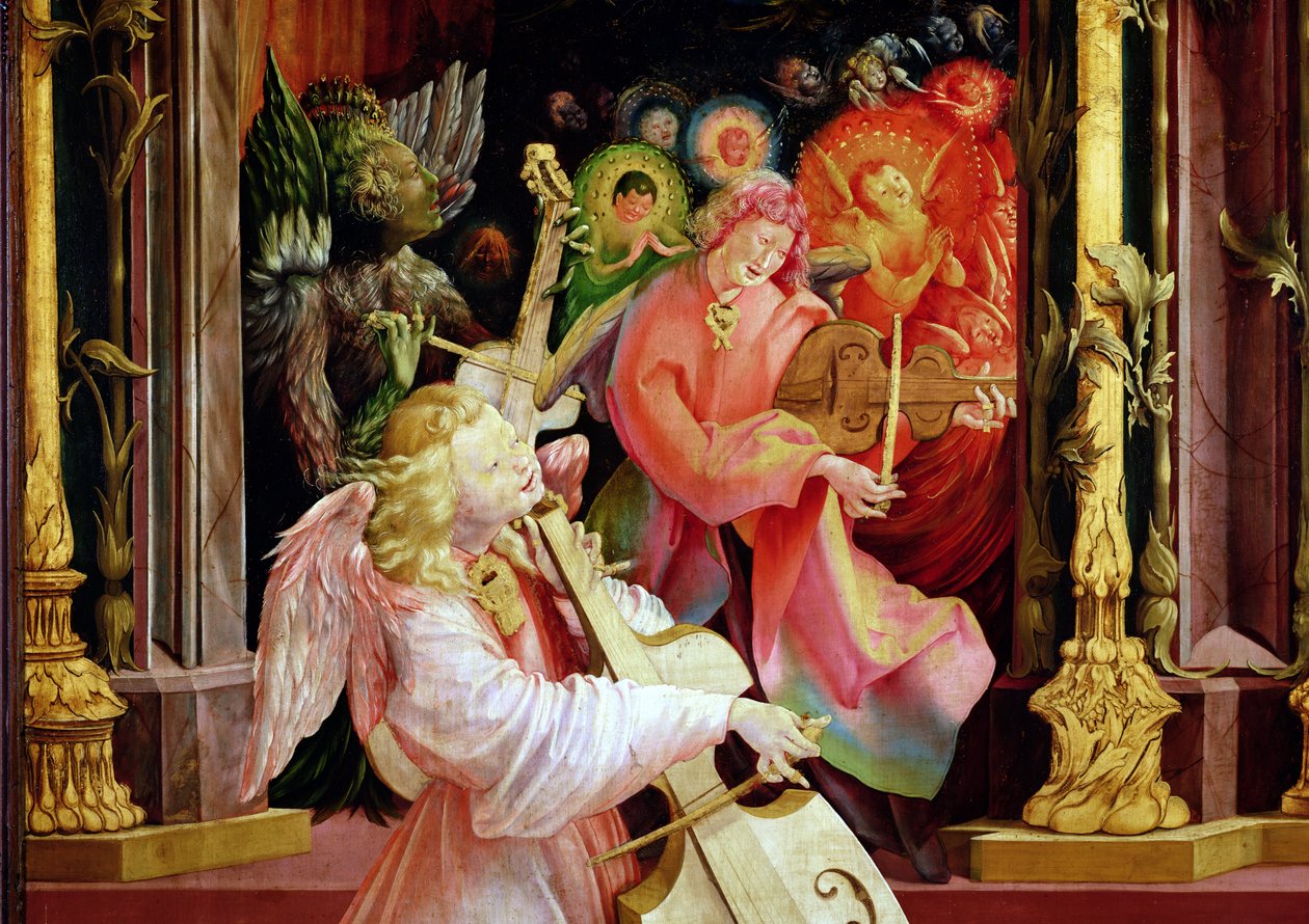 Melek Müzisyenler, Isenheim Altarpiece