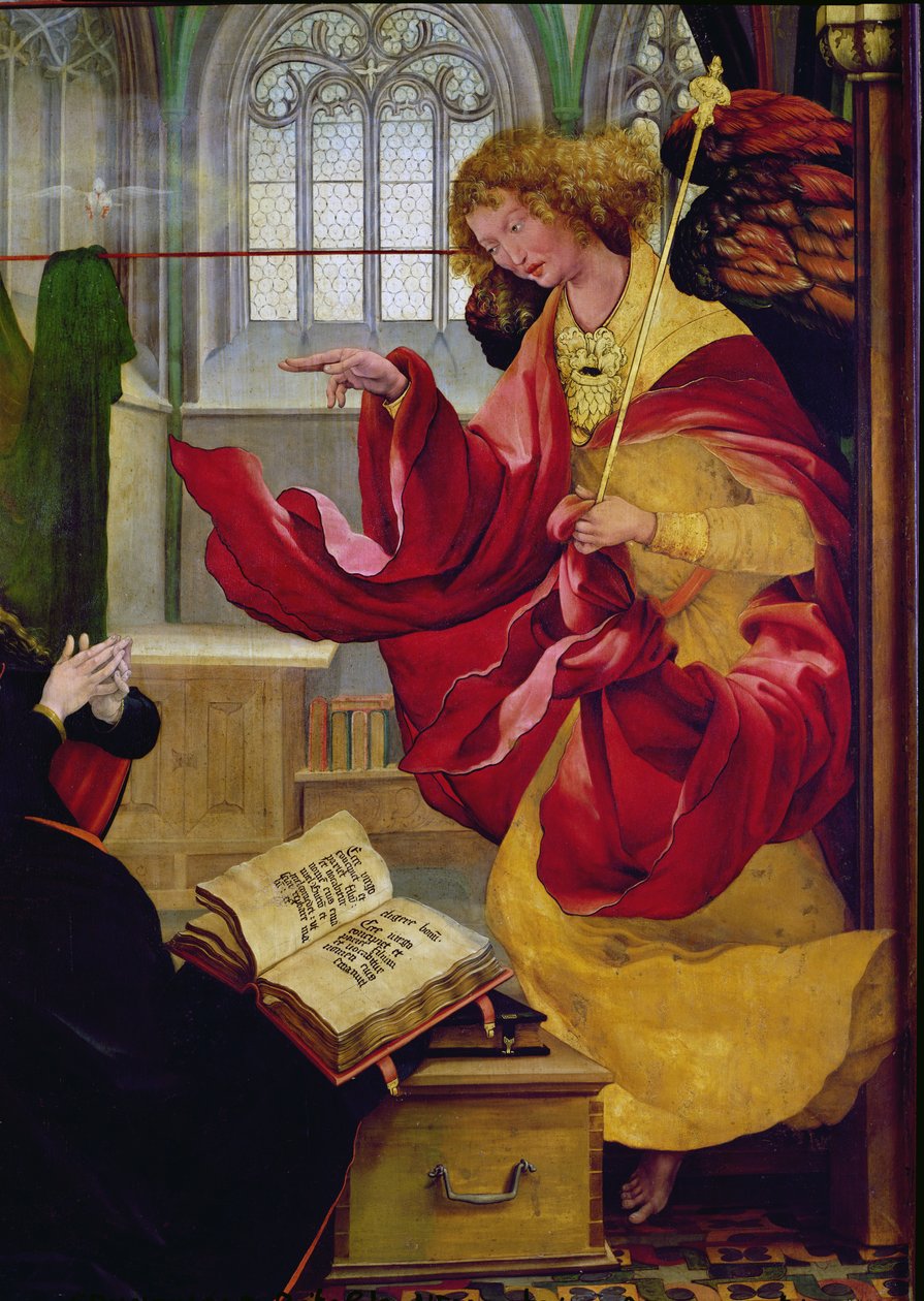 Başmelek Gabriel, Isenheim Altarpiece