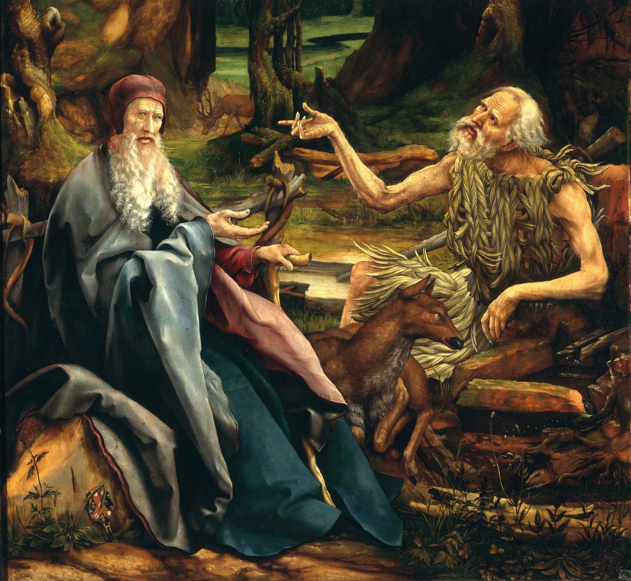 St. Anthony ve St. Paul, Isenheim Altarpiece