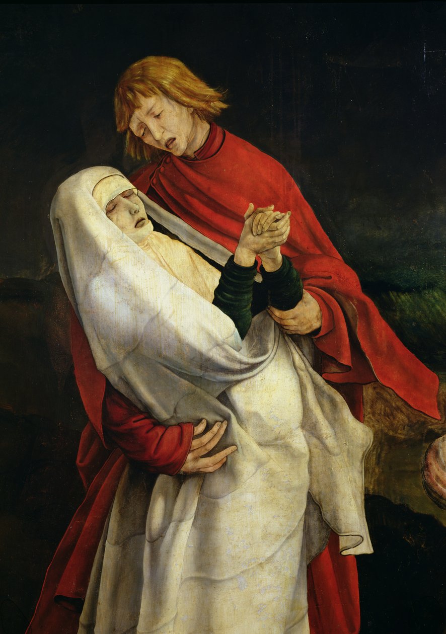 Aziz John the Evangelist ve Virgin, Isenheim Altarpiece