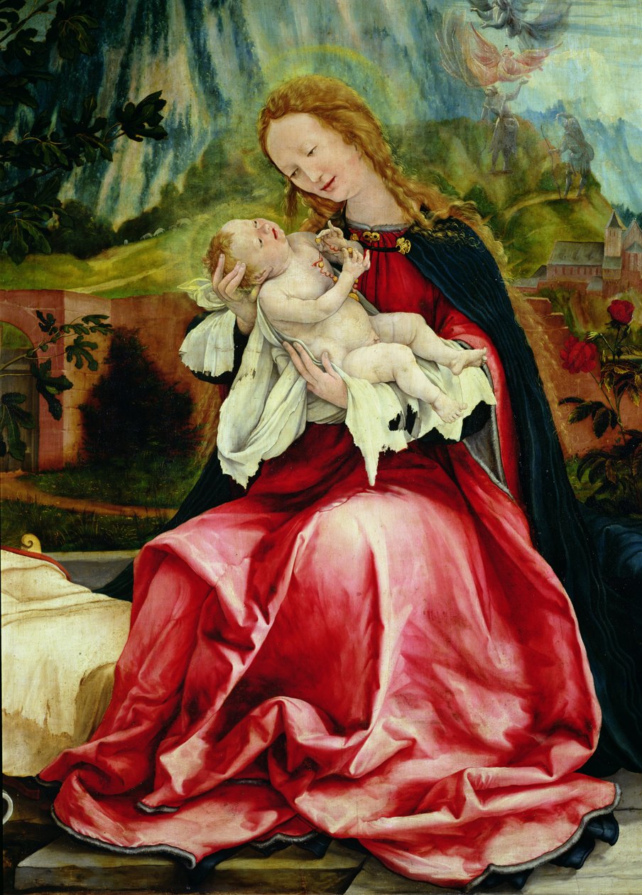 Bakire ve Çocuk, Isenheim Altarpiece